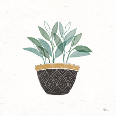 Fine Herbs VII No Label by Janelle Penner - Wrapped Canvas Painting