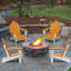 Chaise Adirondack pliante en PEHD Rakesh-730036808