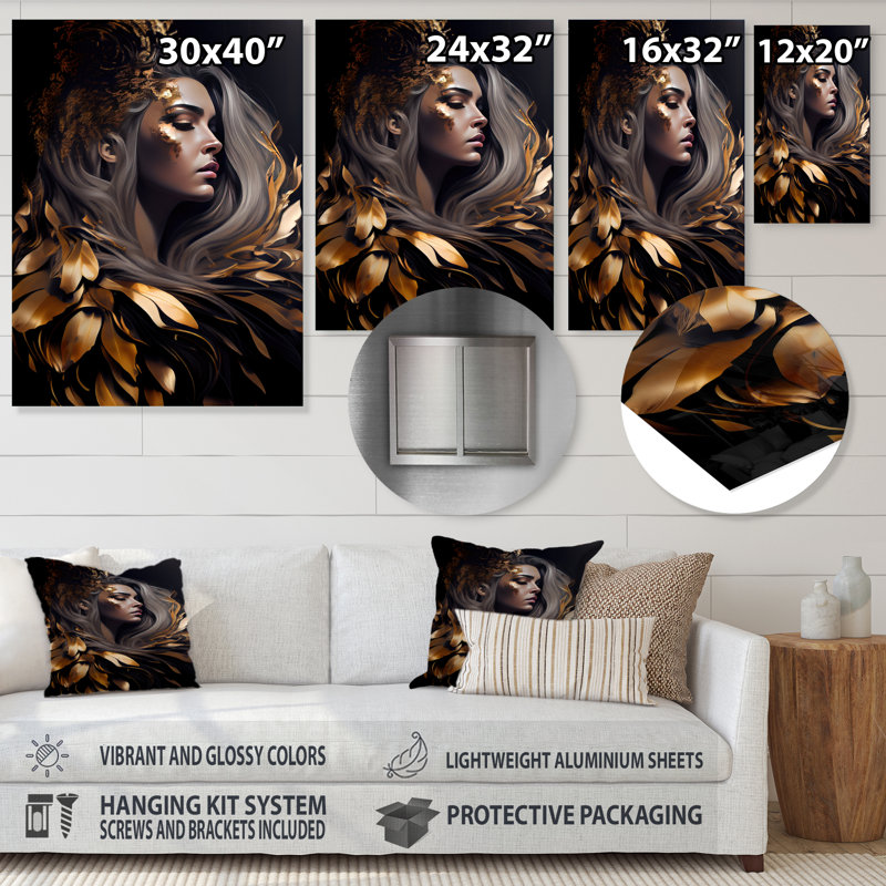 Wall Decor on Metal, 20" H x 12" W x 1" D