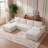 Corduroy U-Shaped Sectional Sofa