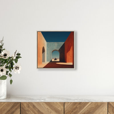 Cobalt Frontier Print by Oliver Gal