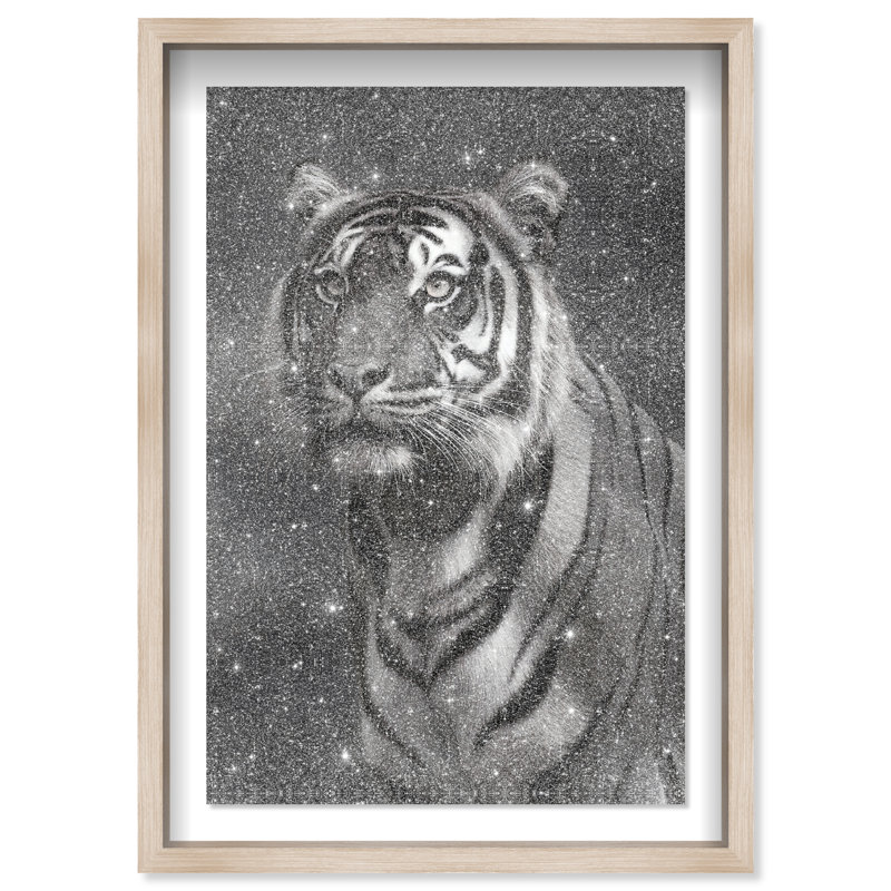 Hidden Strength III Print by Oliver Gal, 16.5" H x 11.5" W, Natural Oak Shadowbox