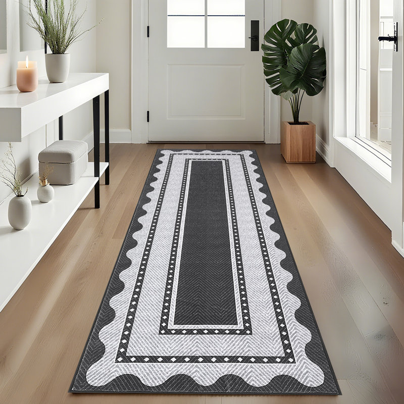 Rectangle 200 cm x 290 cm Striped Area Rug