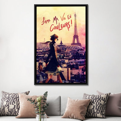 «Parisian Walk», impression sur toile