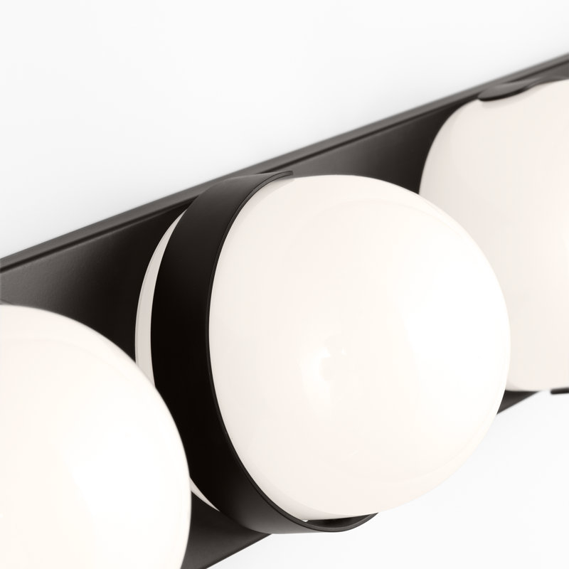 Syrie 4 - Light Dimmable LED Bath Bar, Aged Iron