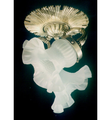 Bilyeu Glass Semi Flush Mount