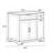 48.5" Rubber Wood Countertop Kitchen Cart With Trash Can Storage Cabinet & Power Outlet-838600813