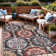 Chartier Brown/Red/Gray Indoor/Outdoor Rug