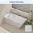 59" Solid Surface Bathtub With Apron Front, Single Alcove Soaking Tub