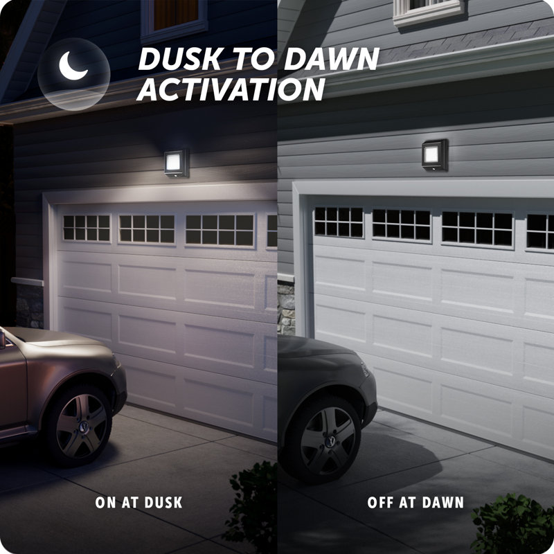 15-Watt LED Outdoor Security Flood Light with Motion Sensor