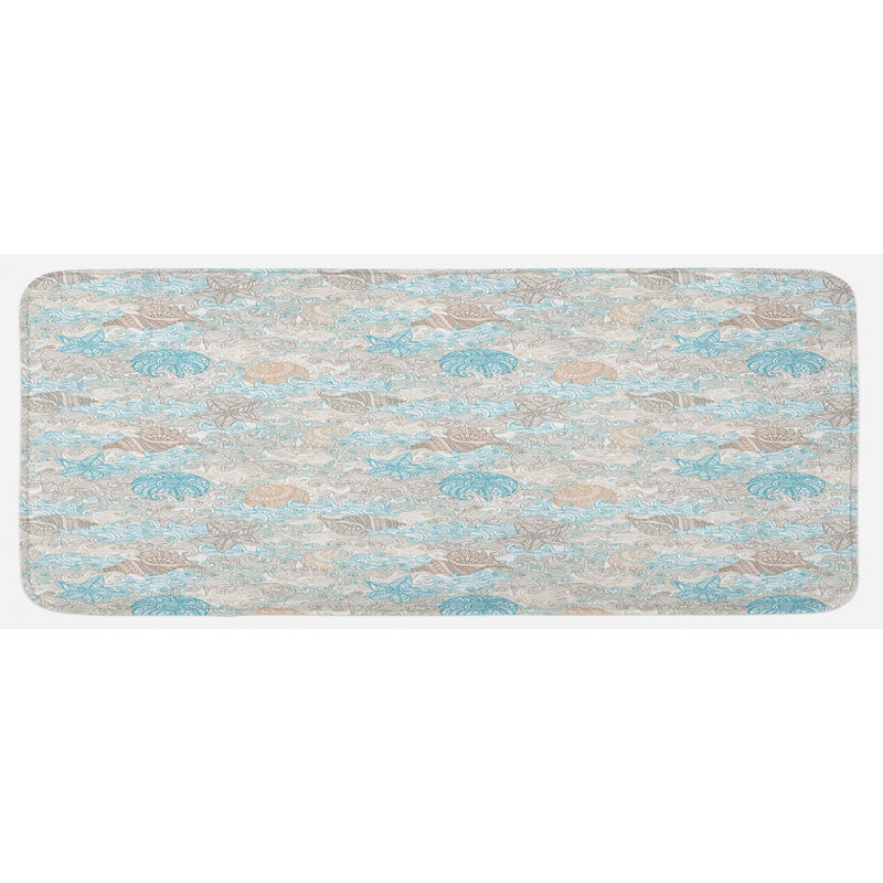 Tapis de cuisine nautique