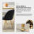 Modern Velvet Armless Side Dining Chairs-577782344