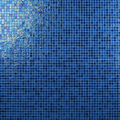 Splash 1X1 Polished Glass Mosaic Tile