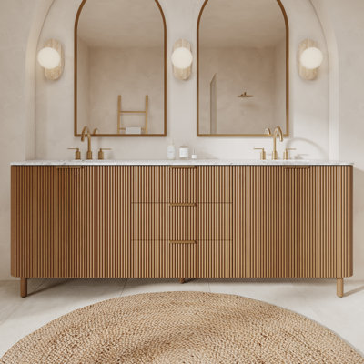 Ensemble de meuble-lavabo double 84 po Nova