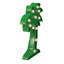 Enseigne murale verte 10 po DEL Palmier