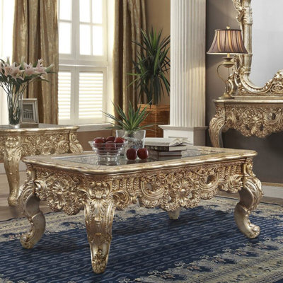 LUXURY MOBILYA TURKISH DESIGN FURNITURE HAND CARVED COFFEE TABLE