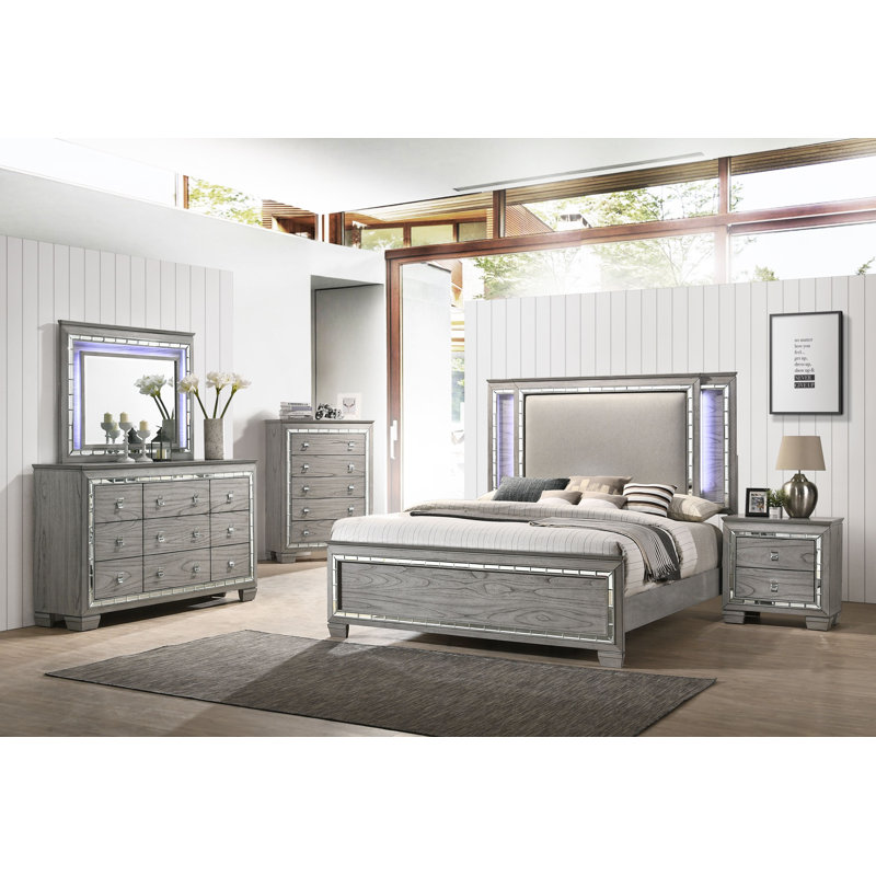Ensemble de chambre à coucher configurable standard 5 pièces Candlewood
