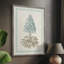 Reproduction encadrée Willow Blue Besler VI - bois massif-480757568