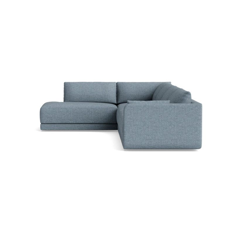 Eva Modular Sectional, Left Hand Facing, Performance Weave - Natural