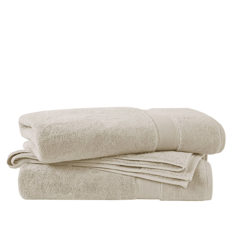 800GSM 100% Cotton Bath Sheet 2 Piece Set, Natural