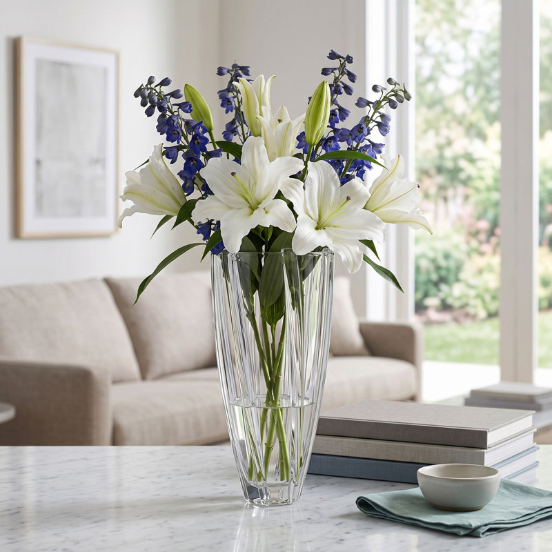 Mikasa Eternity Crystal Vase, 12 Inch