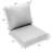 Eddie Bauer Sunbrella® Fabric 1-Piece Outdoor Louge Chair Cushion, 24"W x 24"L, Canvas Taupe -18066147-92686486