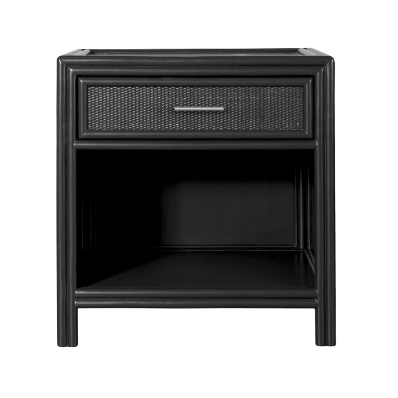 Aruba 1 - Drawer Nightstand, Black
