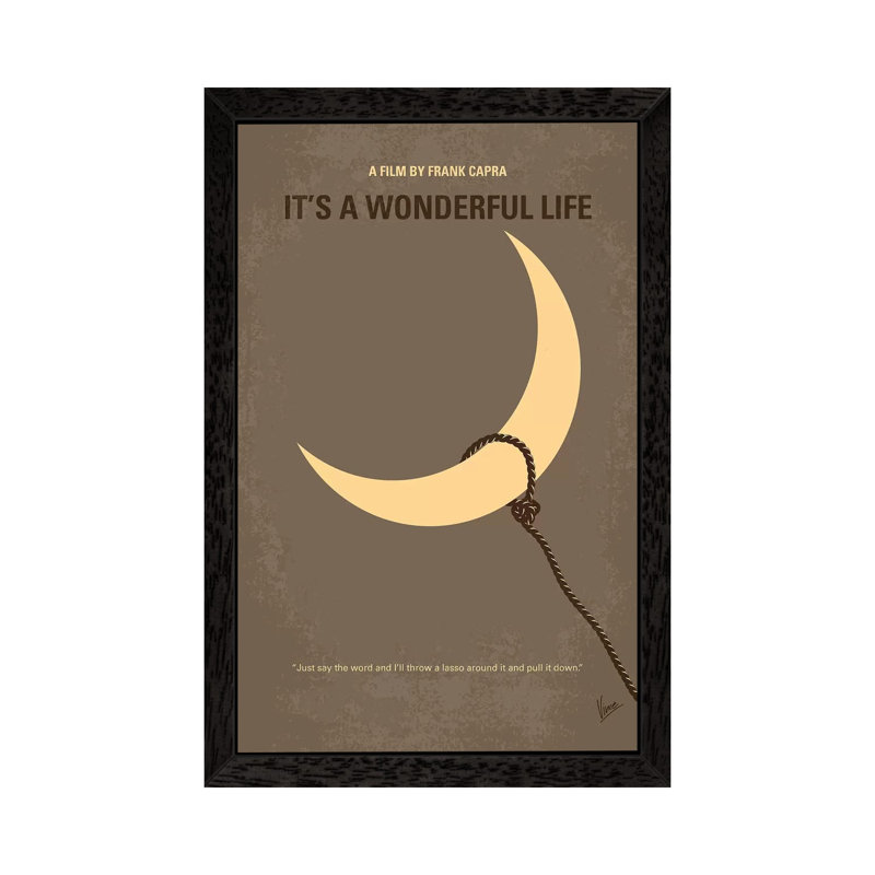 1 Piece Wall Art on Canvas, 20.32 cm H x 30.48 cm W, Brown Framed