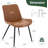 Dining Chairs Set Of 2, PU Leather Upholstered Modern Armless Kitchen Dining Side Chair for Kitchen, Dining, Living, Reception, Office Guest Chairs, and Outdoor-894946873-883982599