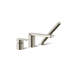 Parallel Single Handle Deck Mount Bath Faucet with Handshower-1413537739