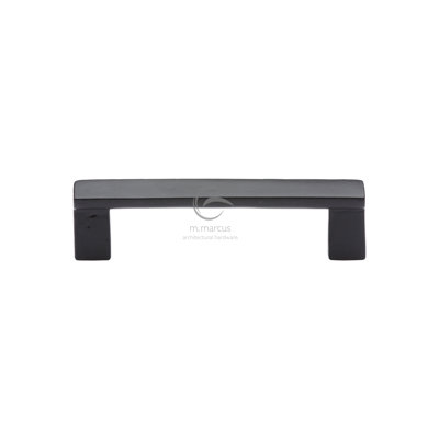 Heritage Brass Matt Black Rustic Iron Cabinet Pull Anvil Design