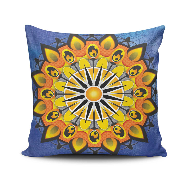 Coussin décoratif, 17,0 x 17,0 pouces, 50% coton / 50% polyester, lavable à la machine, repassable, rembourrage en silicone, fermeture à glissière dissimulée | Coussin décoratif doux et élégant pour le salon, la chambre à coucher et le bureau