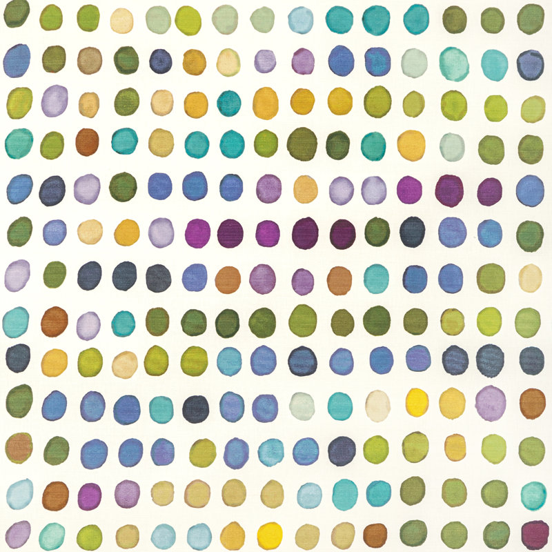 Rhapsody Twister Print Fabric, Blue/Leaf