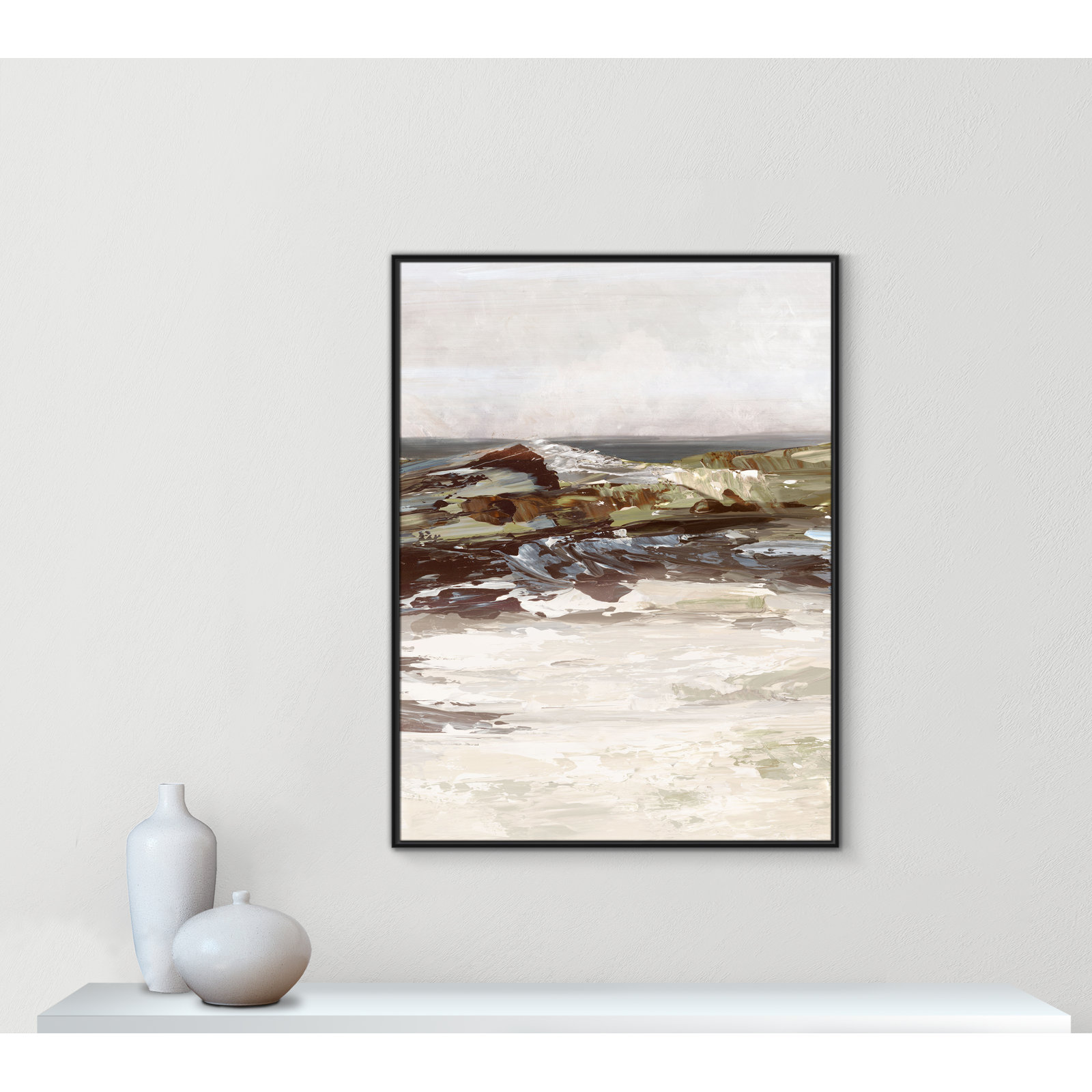 Stoney Peak Print by , Black, 49.5" H x 37.5" W