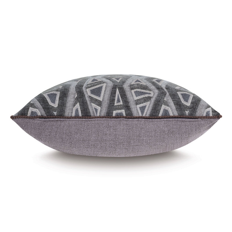Noah Geometric Polyester Blend Throw Pillow