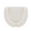 Fauteuil demi-tonneau blanc Darian-1133880073