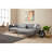 Modern Corner Sofa Bed, Grey Fabric, 104.3 x 31.5 x 64.2 inches | 100% Beech Wood Frame, 50% Polyester / 50% Linen, 28 DNS Foam Cushioning, Antibacterial, Assembly Required | Stylish & Functional for Living Spaces-1971031201-2005091080