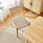 Burlywood Solid back side Chair(Set of 2)
