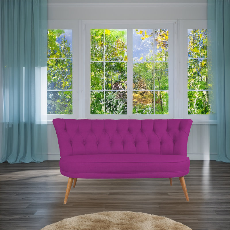 Causeuse 55,12 po, Mauve