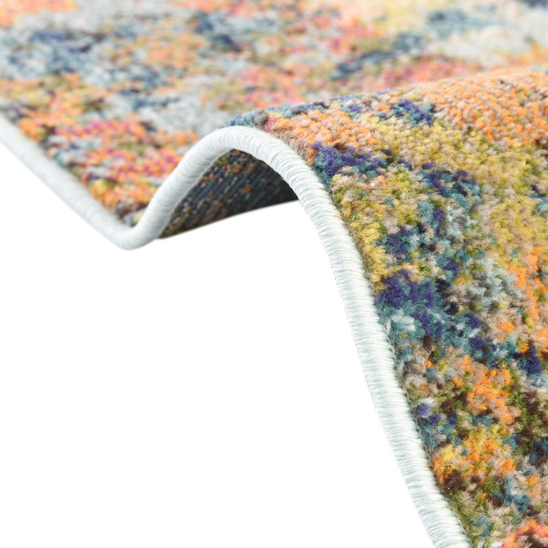 Washable Indoor Rug, Square 9'10"