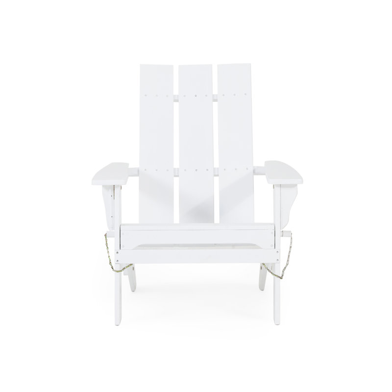 CHAISE ADIRONDack pliable, White
