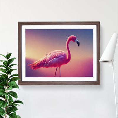 Enviable Flamingo - Single Picture Frame Print