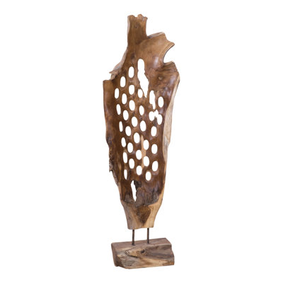 Sculpture en teck