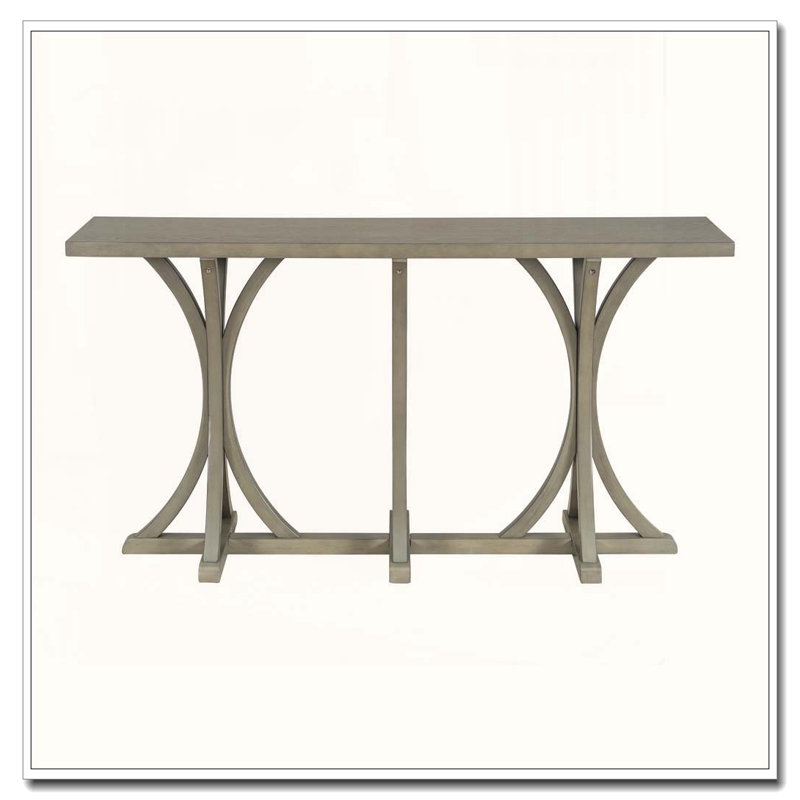 59.8'' Wooden Console Table, Gray