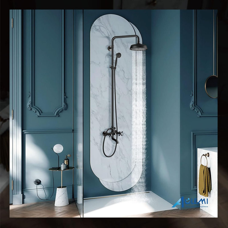 Complete Shower System with Rough-in Valve