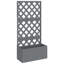 Laquaya Wood Raised Garden Bed with Trellis-1531872557