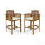 Tabouret en acacia