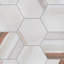 Carreau de mur et plancher aspect pierre 8 pi x 9 pi Matter Hex-70564537