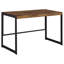 Bureau d'écriture Antique Muscade et bronze industriel