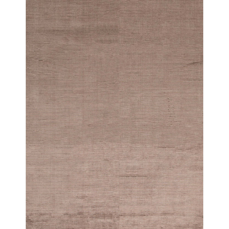 Tapis brun de haute qualité noué à la main